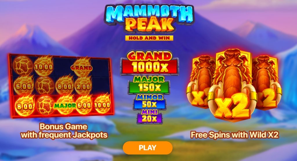 Mammoth Peak. Hold and Win