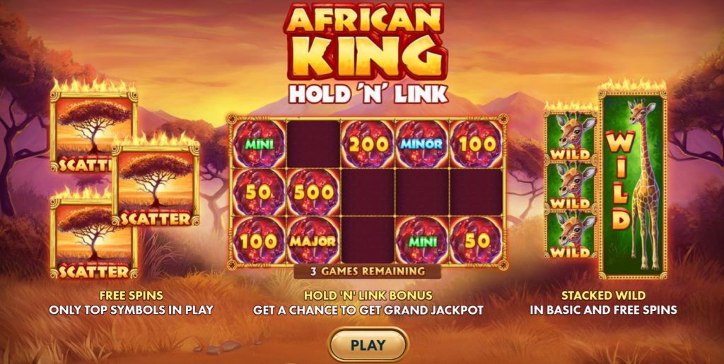 African King: Hold 'N' Link