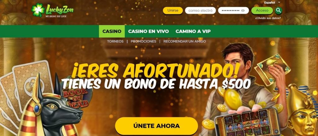 LuckyZon Casino en Argentina