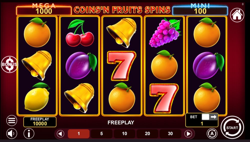 Coins'n Fruits Spins