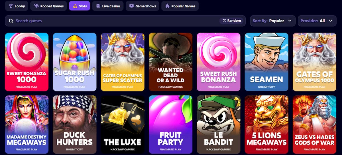 Aplicación móvil Roobet para Android e iOS