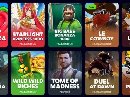 Todos los juegos y tragamonedas de Roobet