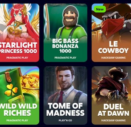 Todos los juegos y tragamonedas de Roobet