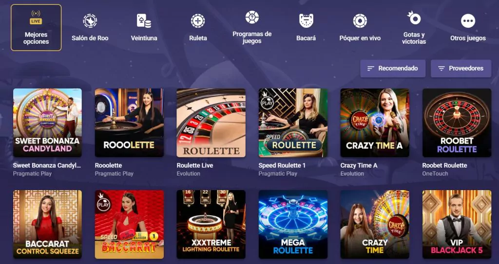 Roobet casino Argentina