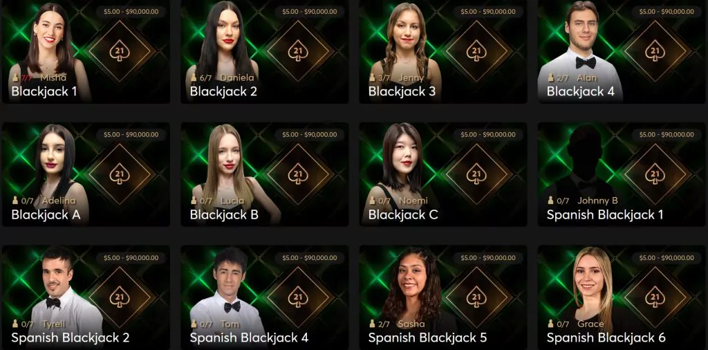 Blackjack Bitcasino